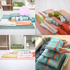 4pcs mesh zipper travel storage bag