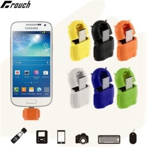 Android Shaped OTG Adapter To connect mouse keyboard pendrive in your phone