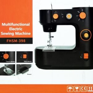 FHSM 398 Multi-Function Electric Mini Sewing Machine - 398 মডেল ৫ ধরনের সেলাই হবে