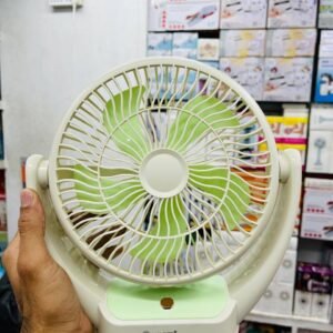 Alternative view of JY SUPER Rechargeable Desk Fan JY-2523 Mint Green  - টেবিল ফ্যান ২৫২৩ মিন্ট গ্রিন