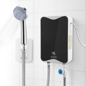 Wall Mounted 5500W Bathroom 3 Seconds Instant Water Heater for Shower RYK 002