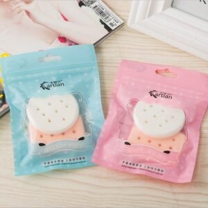2 pcs Kartlan Round and Rectangle Shaped Makeup Puff