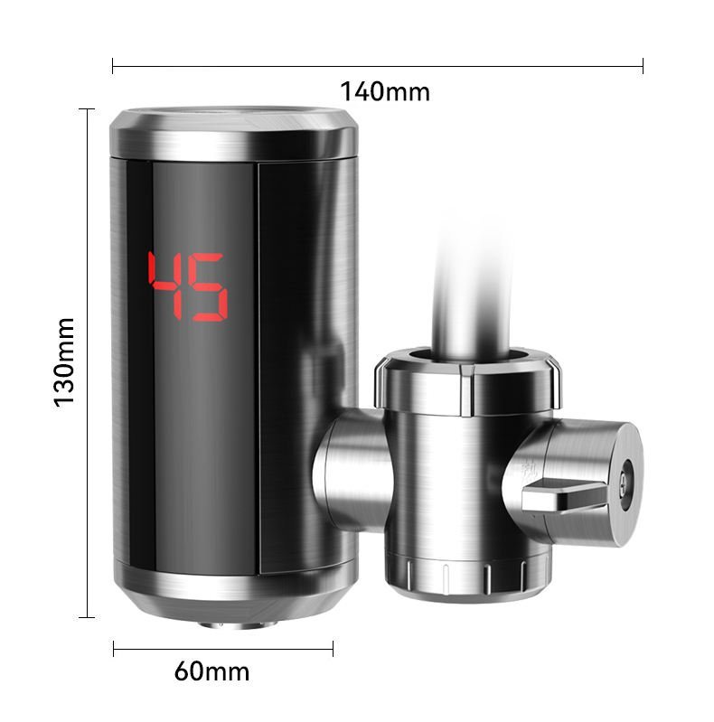 LED Metal Instant Electric Kitchen Faucet Water Tap কিচেনের প্রিমিয়াম ইলেক্ট্রিক ওয়াটার ট্যাপ RY 013 - Image 3