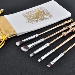 MSQ Professional Metal Rod 5pcs Makeup Brushes Set
