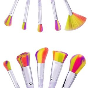 Alternative view of 10 pcs Unicorn Rainbow Make Up Brushes