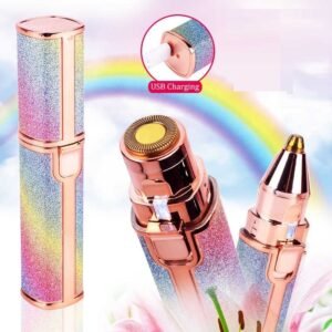 Rechargeable Glitter Rainbow 2 in 1 Women Hair Remover