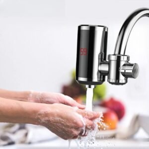 LED Metal Instant Electric Kitchen Faucet Water Tap কিচেনের প্রিমিয়াম ইলেক্ট্রিক ওয়াটার ট্যাপ RY 013