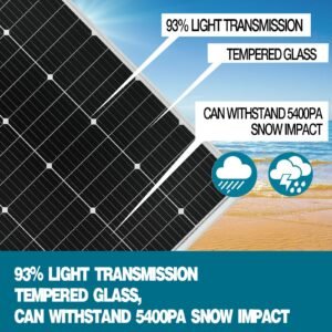 Alternative view of Mono(Monocrystalline) Solar Panel