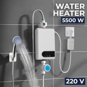Thermostatic Water Heater Shower and LCD Screen Temp Control RYK 010
