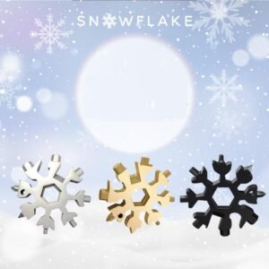 18 in 1 Snowflake Wrench Multi Tool
