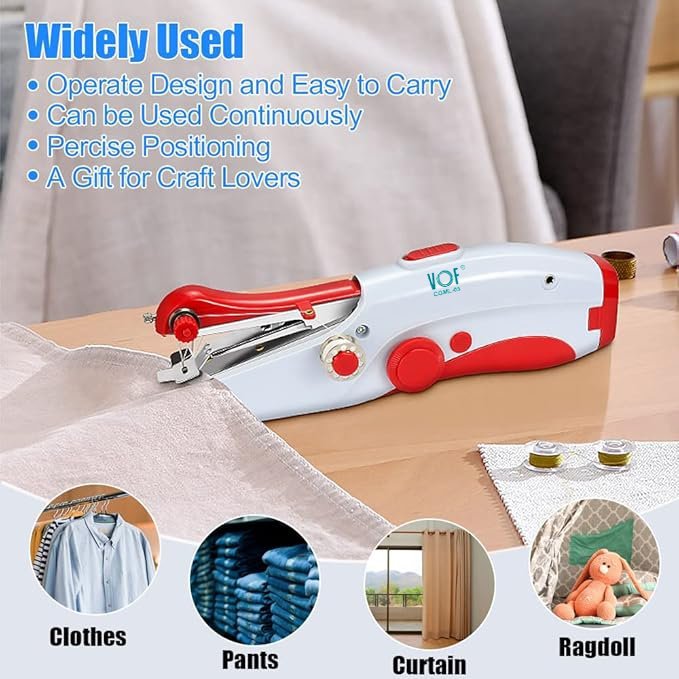 Mini Handheld Sewing Machine - ছোট হ্যান্ড সেলাই মেশিন | VOF CGML-05 - Image 2