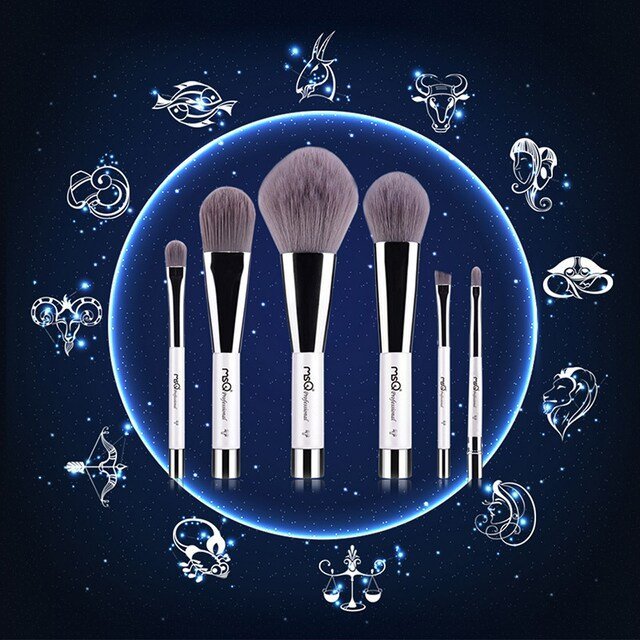 MSQ 6pcs Makeup Brushes Set With Magnetic Case - Image 5